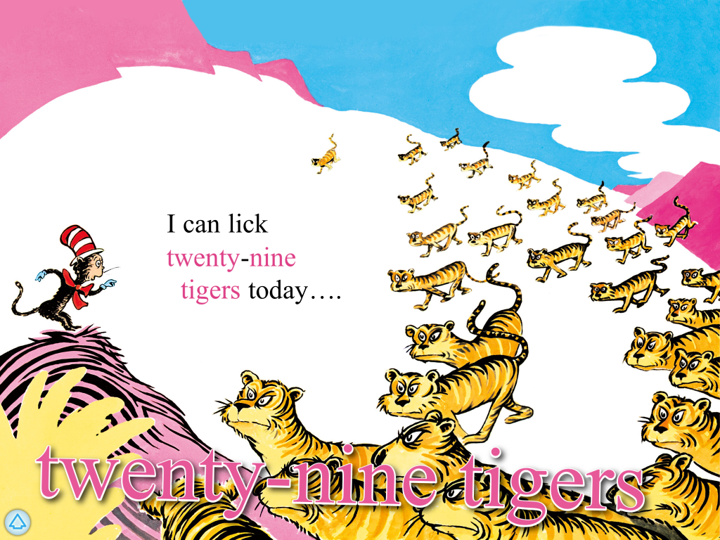 "I Can Lick 30 Tigers Today! and Other Stories" by Dr. Seuss (OM book app)